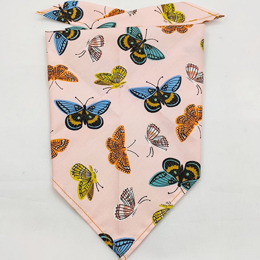 HKM-8954045 Fruit Green Leaf Cotton Pet Scarf and Drool Towel for Small to Large Dogs and Cats
