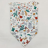 HKM-8954045 Fruit Green Leaf Cotton Pet Scarf and Drool Towel for Small to Large Dogs and Cats