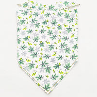 HKM-8954045 Fruit Green Leaf Cotton Pet Scarf and Drool Towel for Small to Large Dogs and Cats