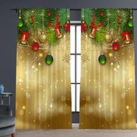 HKM-895443 Digital Printed Christmas Curtains - High Shading, Polyester, Multiple Designs and Sizes Available