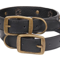 HKM-895443 Vintage bronze metal buckle pet collar
