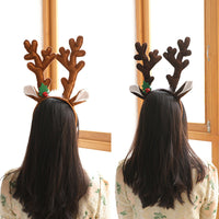 HKM-895507 Christmas Big Deer Antler Headband for Festivals and Celebrations