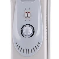 HKM-895507 Electric Oil Filled Radiator Heater with Adjustable Thermostat, 2500W Power, Portable Design for Indoor Use