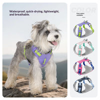 HKM-8955709 Multi-functional Waterproof Quick-Drying Dog Harness in Vibrant Colors