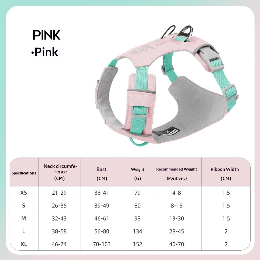 HKM-8955709 Multi-functional Waterproof Quick-Drying Dog Harness in Vibrant Colors