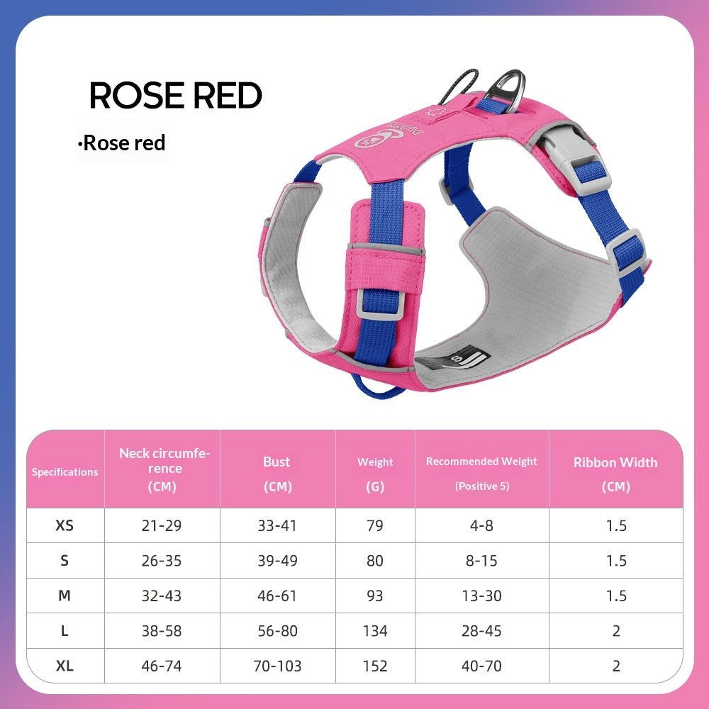 HKM-8955709 Multi-functional Waterproof Quick-Drying Dog Harness in Vibrant Colors