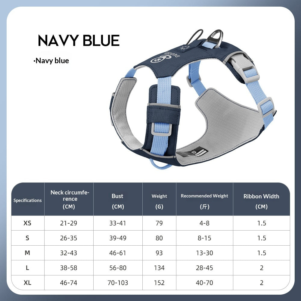 HKM-8955709 Multi-functional Waterproof Quick-Drying Dog Harness in Vibrant Colors