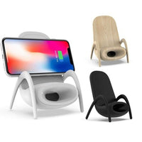 HKM-895571 Wireless Charging Base with Integrated Amplifier - Model WC-001, Compatible with Devices Up to 8mm