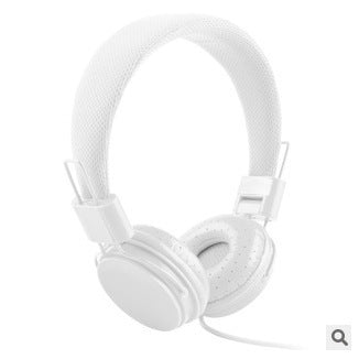 HKM-895635 Folding Wheat Color Headphone with Wire Control and Comfortable Head-Mount Design