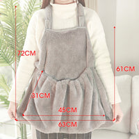 HKM-8958653 Pet Carrier Bag with Sleeping Chest Apron for Cats - Double-sided Design, Ideal for Outings and Prevents Hair on Clothes