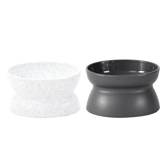 HKM-895891 Elevated Cat Bowl with Ergonomic Design for Natural Eating Posture