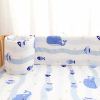 HKM-895891 One-Piece Baby Anti-Collision Bed with Cute Animal Designs - 28cm Height