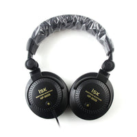 HKM-895955 Fully Enclosed Black Recording Monitor Headphones with 3m Signal Line and 200mW Power Output