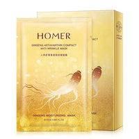 HKM-895955 Korean Ginseng Astaxanthin Firming Anti-Wrinkle Facial Mask - 10 Pack
