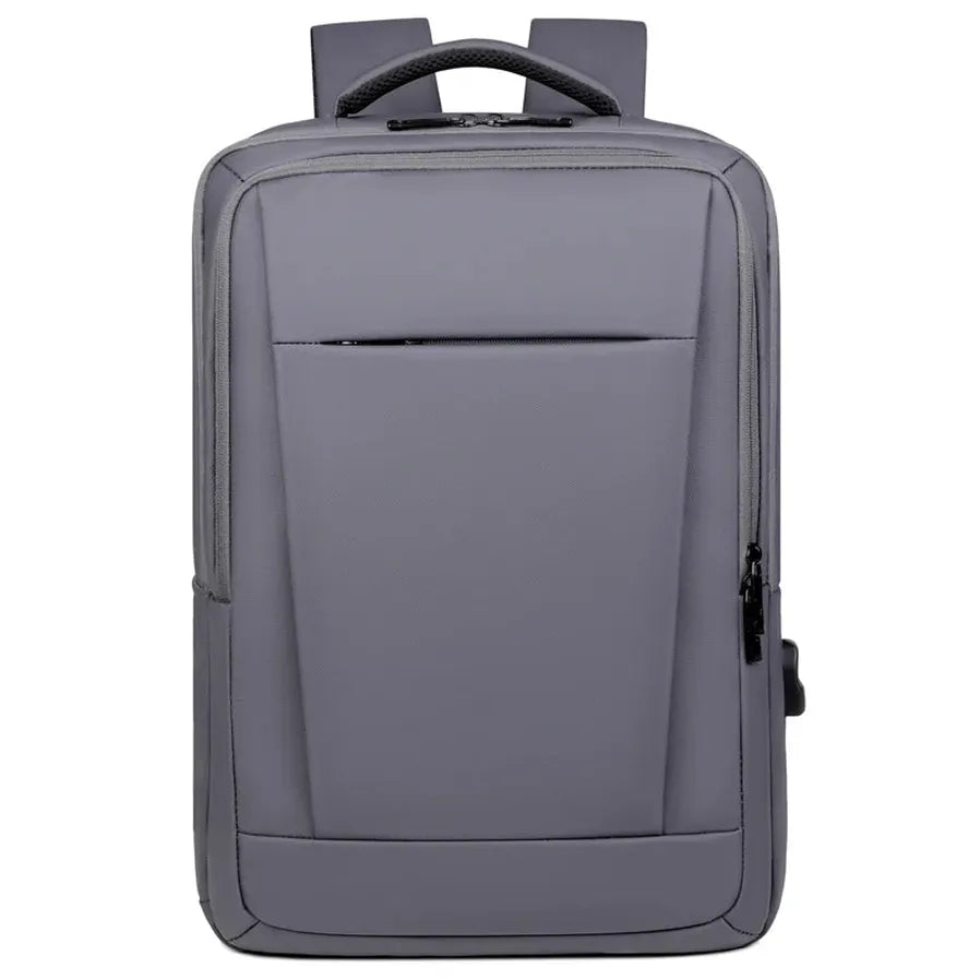 HKM-895955 Large Capacity Waterproof Laptop Backpack with USB Charging for Travel and Business Use