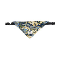 HKM-8959805 Dog Triangular Binder with Japanese Tang Grass Patterns in Various Colors and Sizes
