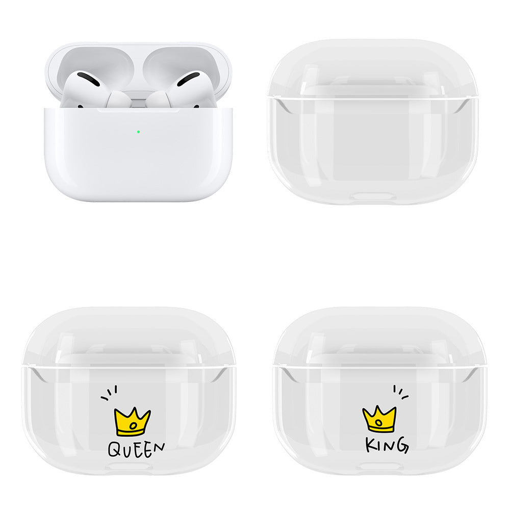 HKM-896083 Hard Shell Headset Case Compatible with Apple and PC - Cartoon Animal Design, Durable PC Material