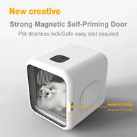 HKM-896147 Self-Cleaning Automatic Cat Litter Box with Low Noise and Smart Record Features, Suitable for Small to Medium Pets