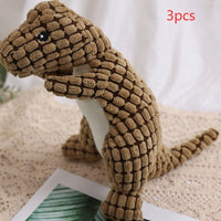 HKM-8961853 Dog Bite Resistant Plush Dinosaur Sound Toy - Corn Wool, 29cm