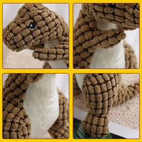 HKM-8961853 Dog Bite Resistant Plush Dinosaur Sound Toy - Corn Wool, 29cm