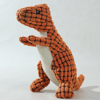 HKM-8961853 Dog Bite Resistant Plush Dinosaur Sound Toy - Corn Wool, 29cm