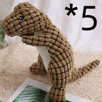 HKM-8961853 Dog Bite Resistant Plush Dinosaur Sound Toy - Corn Wool, 29cm