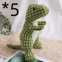 HKM-8961853 Dog Bite Resistant Plush Dinosaur Sound Toy - Corn Wool, 29cm