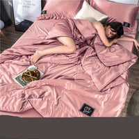 HKM-896211 CoolTouch Ice Silk Summer Quilt for Air Conditioning - Multiple Sizes Available