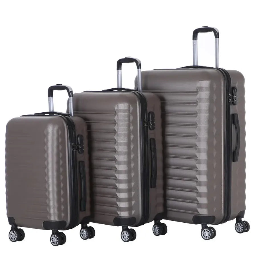 HKM-896275 Luggage Set with Beauty Case – 12/20/24/28 Inch Suitcases and Trolley System