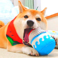 HKM-8963005 Pet Chew Toy for Dogs and Cats - Durable Rope Cotton for Teeth Grinding and Boredom Relief, 13cm x 11cm