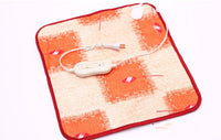 HKM-8964029 Electric Heating Blanket for Pets - Soft Velvet & Cotton, 40x40cm, Random Colors, US Plug