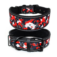 HKM-8964157 Reflective Adjustable Dog Collar for Comfort and Breathability, Available in Multiple Sizes