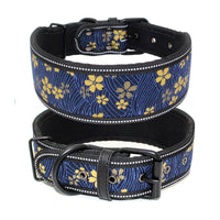 HKM-8964157 Reflective Adjustable Dog Collar for Comfort and Breathability, Available in Multiple Sizes