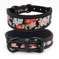 HKM-8964157 Reflective Adjustable Dog Collar for Comfort and Breathability, Available in Multiple Sizes