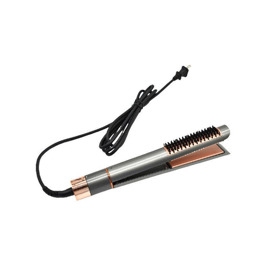 HKM-896531 Tourmaline Ceramic Dual-Use Curling Iron and Hair Straightener with 10 Temperature Settings