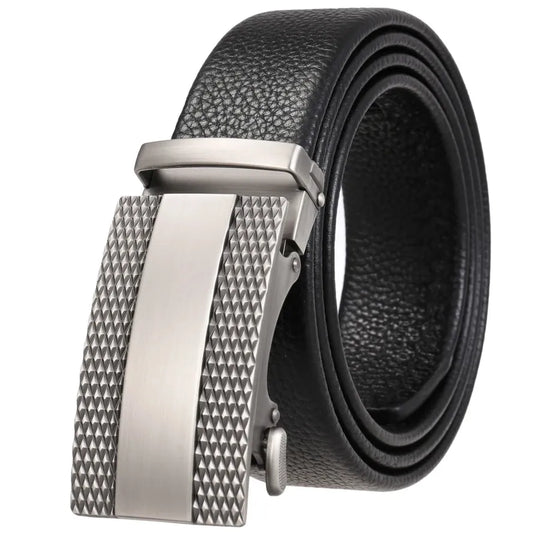 HKM-896595 Double-Sided First Layer Cowhide Automatic Buckle Belt - Model LY25-1056-5