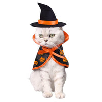 HKM-8966333 Halloween Cloak for Cats and Dogs - Costume for Festive Pet Celebrations, Cloth Material, Size 28*29cm