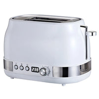HKM-896787 Digital 2-Slice Retro Toaster for Efficient Breakfast Preparation in Stylish Black Finish