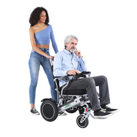 HKM-896915 Electric Wheelchair for Elderly, Aluminum Alloy Frame, 20km Range, 6 km/h Speed, 120 kg Capacity