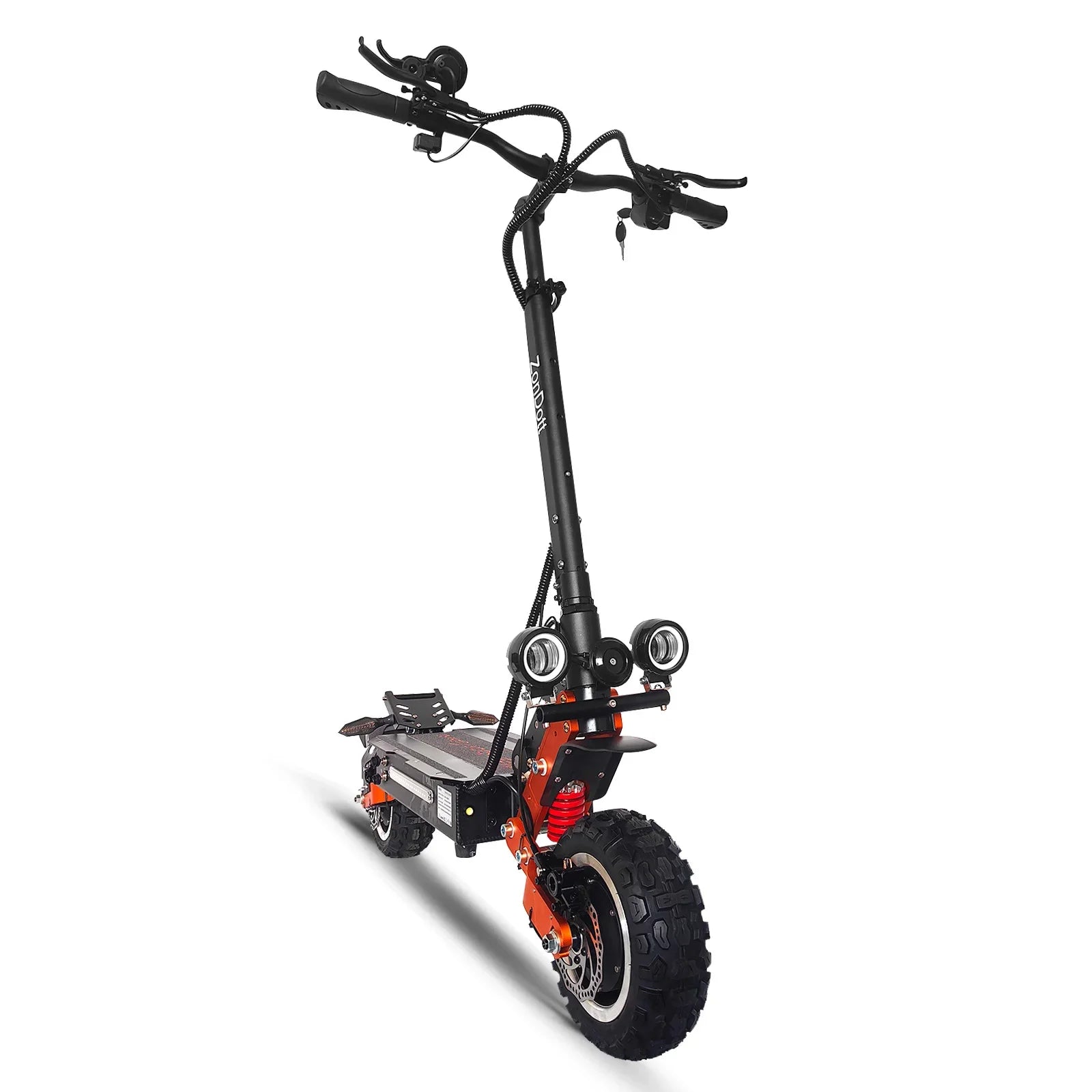 HKM-896915 High-Performance Dual Motor Electric Scooter with Seat, 6000W Power, 60V Battery, 55MPH Speed, 60 Miles Range