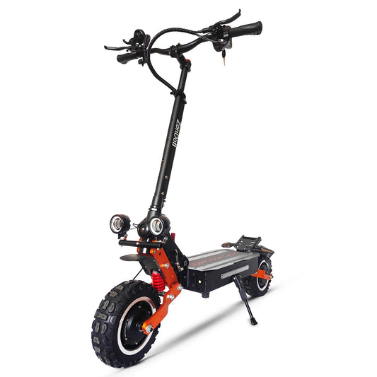 HKM-896915 High-Performance Dual Motor Electric Scooter with Seat, 6000W Power, 60V Battery, 55MPH Speed, 60 Miles Range