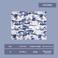 HKM-8969789 Multifunctional Cool Gel Pet Ice Mat for Heatstroke Prevention - Available in Sapphire Blue and Camouflage Sizes