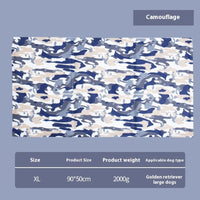 HKM-8969789 Multifunctional Cool Gel Pet Ice Mat for Heatstroke Prevention - Available in Sapphire Blue and Camouflage Sizes