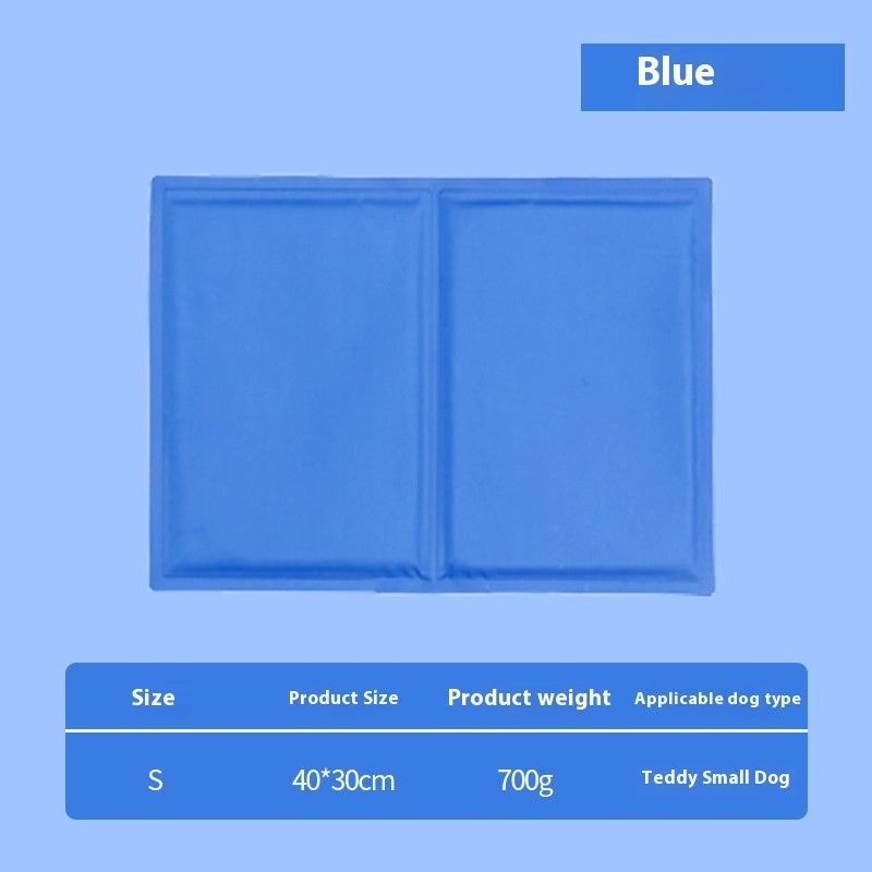 HKM-8969789 Multifunctional Cool Gel Pet Ice Mat for Heatstroke Prevention - Available in Sapphire Blue and Camouflage Sizes