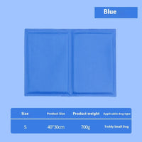 HKM-8969789 Multifunctional Cool Gel Pet Ice Mat for Heatstroke Prevention - Available in Sapphire Blue and Camouflage Sizes