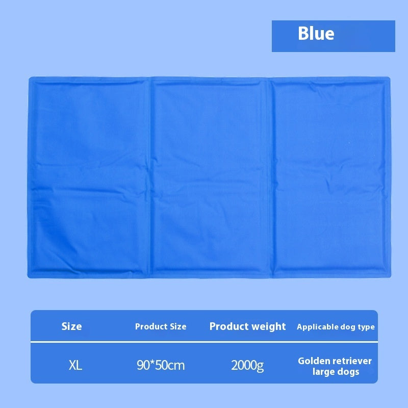 HKM-8969789 Multifunctional Cool Gel Pet Ice Mat for Heatstroke Prevention - Available in Sapphire Blue and Camouflage Sizes