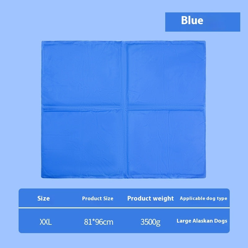 HKM-8969789 Multifunctional Cool Gel Pet Ice Mat for Heatstroke Prevention - Available in Sapphire Blue and Camouflage Sizes