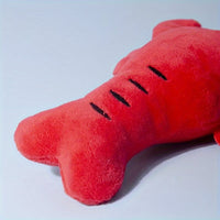 HKM-8971197 Interactive Squeaky Lobster Stuffed Toy for Small and Medium Dogs - Bite Resistant Design