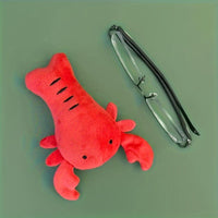 HKM-8971197 Interactive Squeaky Lobster Stuffed Toy for Small and Medium Dogs - Bite Resistant Design