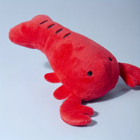 HKM-8971197 Interactive Squeaky Lobster Stuffed Toy for Small and Medium Dogs - Bite Resistant Design